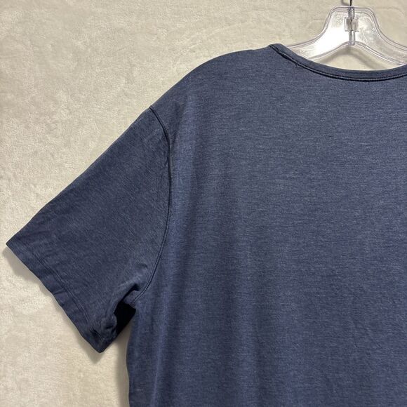 Lululemon Crewneck Shirt Men's Blue Tee Casual Workout Gym Athleisure Large? - Picture 7 of 10